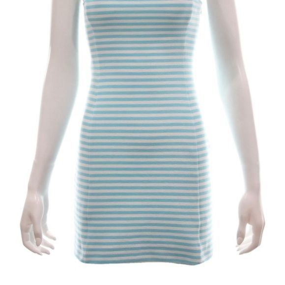 Lilly Pulitzer Blue and White Striped Mini Dress - Picture 6 of 6